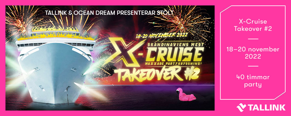 x cruise 10 12 februari