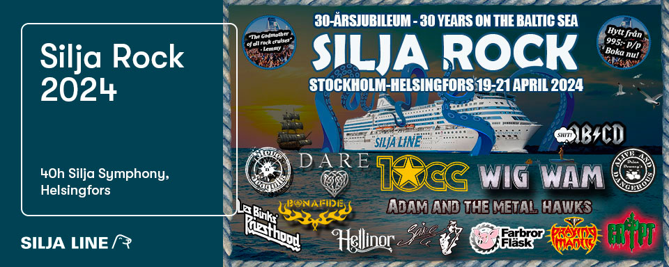 Rockkryssning med Silja Rock 2023 - Silja Line