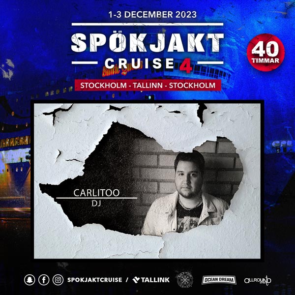 DJ Carlitoo på Spökjakt Cruise