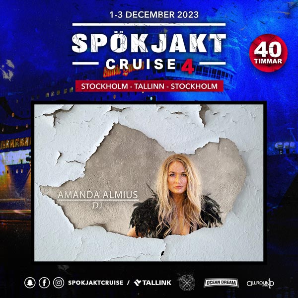 DJ Amanda på Spökjakt Cruise