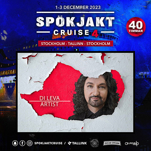 Musikartisten Di Leva på Spökjakt Cruise